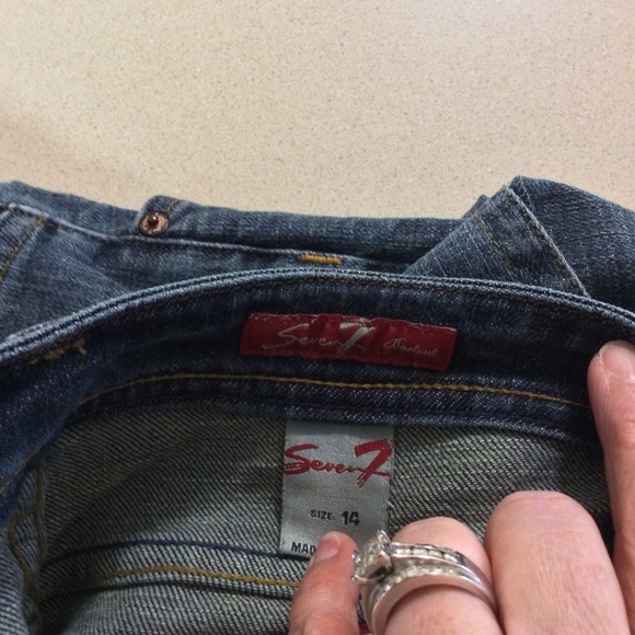 Seven 7 Size 14 Jeans EUC - Picture 6 of 7